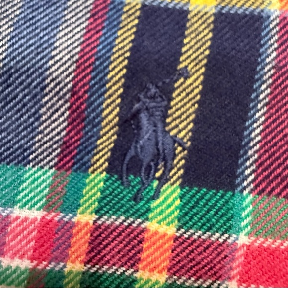 Ralph Lauren Men’s Butto Down Shirt Pony Pink Plaid Long Sleeve Sz S Classic Fit - Picture 8 of 10